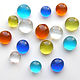 Glass cabochon assorted colors