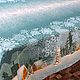 Скатерть на стол новогодняя бирюзовая. Скатерти. Татьяна (tatyana-shtory). Интернет-магазин Ярмарка Мастеров.  Фото №2
