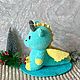 Вязаный плюшевый дракон. Мягкие игрушки. Светлана Максимова(maxi_knit). Ярмарка Мастеров.  Фото №6