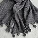 Grey scarf. Scarves. handwerkhof. Online shopping on My Livemaster.  Фото №2