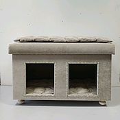 Зоотовары handmade. Livemaster - original item Kennel house for dogs (cats) with a sofa on top. Available in size.. Handmade.