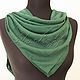 Women silk scarf   из ткани Gucci  зеленая трава. Шали. Platkoff. Ярмарка Мастеров.  Фото №5