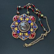 Украшения handmade. Livemaster - original item Beautiful mandala pendant 