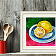 Painting Lemons Oil 15 x 15 Fruit Still Life in the Kitchen Painting. Pictures. matryoshka (azaart). Online shopping on My Livemaster.  Фото №2