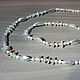 Beads made of natural mother of pearl and pearls Radiance. Beads2. Ukrasheniya Nataliny samotsvety (nataligem). Ярмарка Мастеров.  Фото №4