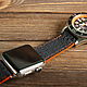 Order Custom Apple Watch and Breitling Watchband. brusnitcyn-art. Livemaster. . Watch Straps Фото №3
