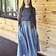  Linen skirt 'Morning coolness' (Sold). Skirts. Living ECO clothing. My Livemaster. Фото №5