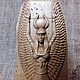 Исида, Исис, древнеегипетская богиня, деревянная статуэтка. Статуэтка фэншуй. Дубрович Арт. Интернет-магазин Ярмарка Мастеров.  Фото №2