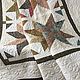 Order Patchwork quilted double-sided bedspread with stars. irinagur4. Livemaster. . Bedspreads Фото №3