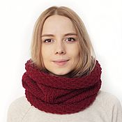 Аксессуары handmade. Livemaster - original item Knitted scarf-pipe 