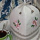 Грелка на чайник из натурального льна "Шиповник", Чехол на чайник, Балашиха,  Фото №1