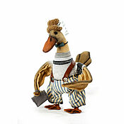 Куклы и игрушки handmade. Livemaster - original item Duck with a briefcase. Handmade.
