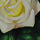 Butter Rose Oil Painting. Pictures. Painting by Margarita Drevs. My Livemaster. Фото №5