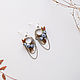 Copy of Silver drop earrings, Gift for women. Earrings. Sweet Rose. My Livemaster. Фото №4