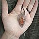 Кулон с агатом wire wrap. Кулон. Selena Di украшения wire wrap. Ярмарка Мастеров.  Фото №5