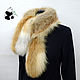 Order Chic fur scarf boa fur Siberian red Fox. Mishan (mishan). Livemaster. . Collars Фото №3
