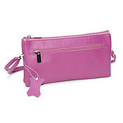 Сумки и аксессуары handmade. Livemaster - original item Crossbody bag: Bag Handbag Women`s Leather Pink Lily S73-791. Handmade.