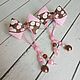 Bows on elastic bands with pendants. Scrunchy. TutuChic. My Livemaster. Фото №4
