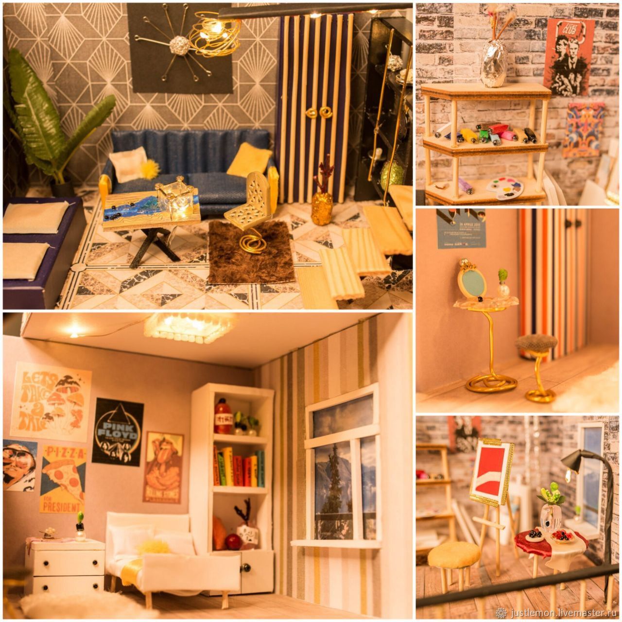 Домики: Миниатюра Квартиры Румбокс в интернет-магазине Ярмарка Мастеров ...