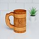 Círculo de madera. Taza de cerveza de madera 0.5 l. Art.26001. Mugs and cups. SiberianBirchBark (lukoshko70). Ярмарка Мастеров.  Фото №6