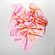 Batik silk scarf 'Magic (pink)', Scarves, Moscow,  Фото №1