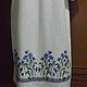 Embroidered dress 'Cornflowers' ZHP3-135. Dresses. babushkin-komod. Online shopping on My Livemaster.  Фото №2