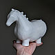 Ceramic horse. white. Sculpture. Surglinok. My Livemaster. Фото №4