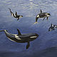 Orca oil painting. Picture. Buy oil painting. Pictures, Pictures, Samara,  Фото №1
