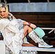 Платье-туника "Laceextravaganza" , БОХО, кружево хлопок, море, лето, Платья, Орел,  Фото №1