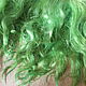 Order Mohair tress (green, herbal) (Hair for dolls). Hair and everything for dolls. Livemaster. . Doll hair Фото №3