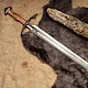 Forged the sword under one arm with scabbard, Knives, Novosibirsk,  Фото №1