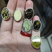 Украшения handmade. Livemaster - original item Green Amber Rings, Amber ring, Green Amber ring. Handmade.