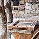 Блюдо для шашлыка на 6 шампуров. Грили и барбекю. Wood People. Ярмарка Мастеров.  Фото №4