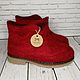 Boots women's winter Burgundy. High Boots. tolkovalenki. Online shopping on My Livemaster.  Фото №2