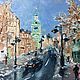 The author's picture. Spring Streets Of Moscow. Pyatnitskaya street. Oil. Pictures. Svetiten. Online shopping on My Livemaster.  Фото №2