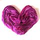 Batik stole scarf Amethyst heart Handmade Batik from Natalia Sorokina Shop silk Paradise purple turnicky odroczenie gift girl
