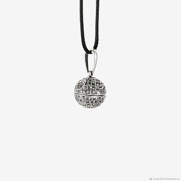 Звезда Смерти. Death Star. Звездные войны. Кулон CRAZY SILVER. . Украшения ручной работы - Ярмарка Мастеров Украшения ручной работы. Ярмарка Мастеров - ручная работа Звезда Смерти. Death Star. Звездные войны. Кулон CRAZY SILVER. Handmade.
