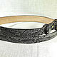 Handmade leather belt with oak leaves. Straps. schwanzchen. Online shopping on My Livemaster.  Фото №2