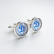 Cufflinks silver plated Dynamo (large). Cuff Links. Linda (LKdesign). Online shopping on My Livemaster.  Фото №2