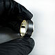 Ring made of black Zirconia and yellow gold. Rings. asgdesign. My Livemaster. Фото №4