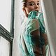 Фатиновая блузка Lily с пышными рукавами в изумрудном цвете. Блузки. OLYA WHITE. Ярмарка Мастеров.  Фото №5