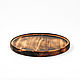 Wooden Round Serving Tray for Serving 250mm. WS18. Trays. ART OF SIBERIA. Online shopping on My Livemaster.  Фото №2