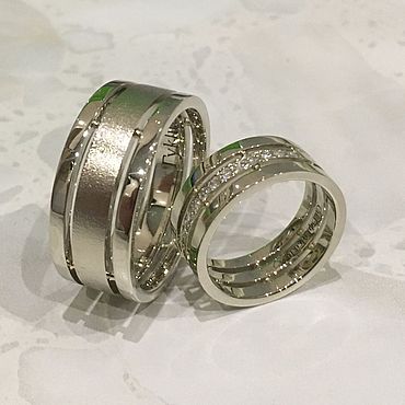 Картины и панно ручной работы. Ярмарка Мастеров - ручная работа Кольца обручальные 2609. Handmade.