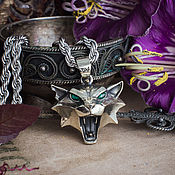 Украшения handmade. Livemaster - original item Cat Pendant. The Medallion Of The Witcher. The Witcher silver silver. Handmade.