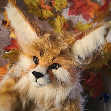 Куклы и игрушки ручной работы. Ярмарка Мастеров - ручная работа Фенек рыжий. Handmade.