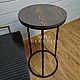 Заказать Круглый кофейный столик лофт ROUND brown. SLIVA wood deco. Ярмарка Мастеров. . Столы Фото №3