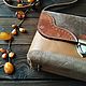 Order Bag made of genuine leather and suede in the style of boho sand. Gelekoka. Handmade leather bags.. Livemaster. . Messenger Bag Фото №3
