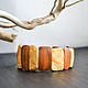 Bracelet made of wood and untreated Baltic amber. Bead bracelet. Ambering Store. Online shopping on My Livemaster.  Фото №2