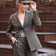 Order Women's pantsuit SHARP VISORS wool! exclusive!. BRAGUTSA. Livemaster. . Suits Фото №3