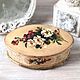  The box is small oval decoupage beige, Gifts for March 8, Zheleznodorozhny,  Фото №1